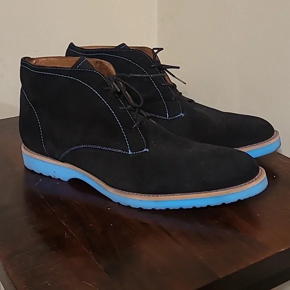 J. D. Fisk | Shoes | Mens Jd Fisk Blackblue Ankle Boots Sz 1  display picture 3